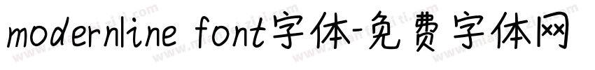 modernline font字体字体转换